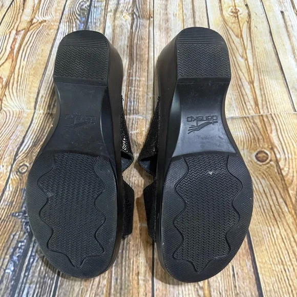 Dansko Sophie Women's Size Euro 40 Metallic Black/Bronze Sandals - Picture 5 of 5